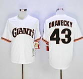 San Francisco Giants #43 Dave Dravecky Mitchell and Ness Stitched White Throwback Baseball Jersey Sanguo,baseball caps,new era cap wholesale,wholesale hats